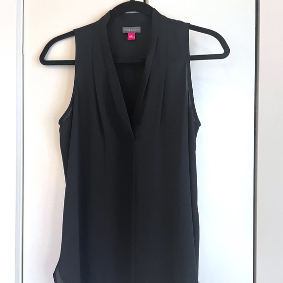 Vince Camuto Black Sleeveless Blouse SIZE: XS - Picture 1 of 7
